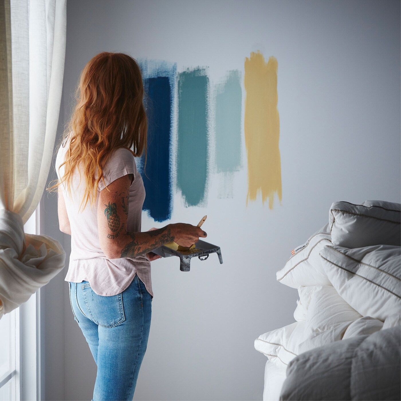 Aprende a combinar los colores de tu dormitorio para descansar mejor - IKEA, image size:1400x1400